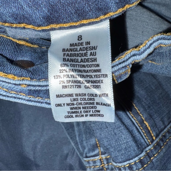 Women’s Aeropostale Jean button up shorts size 8 - Picture 7 of 9